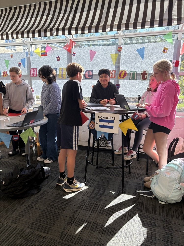 students at stations