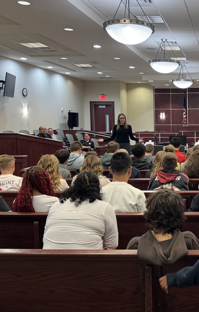 Rockingham County Schools' 8th-grade students are visiting the Rockingham County Courthouse as part of our annual Project SAFE initiative. District Attorney Katy Gregg of District 22, representatives of Juvenile Justice, Probation, and Project SAFE