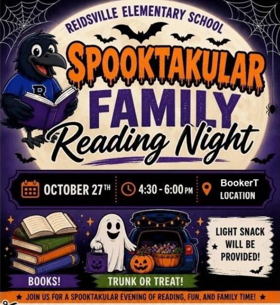 Spooktakular Family Reading Night