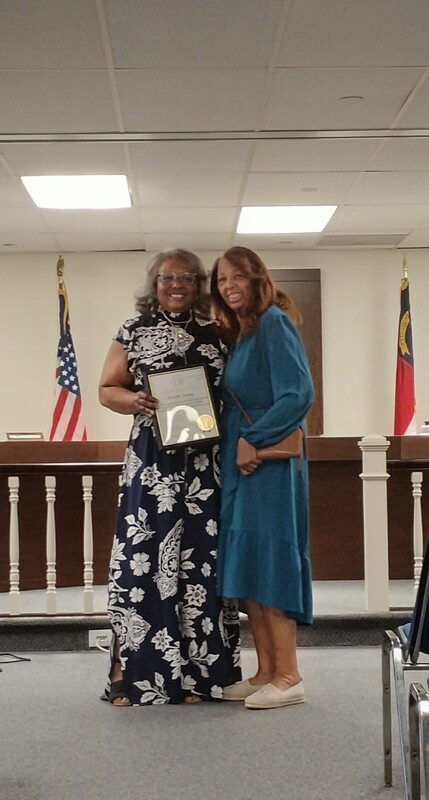 Ms. Young and her mother Ms. Thomas