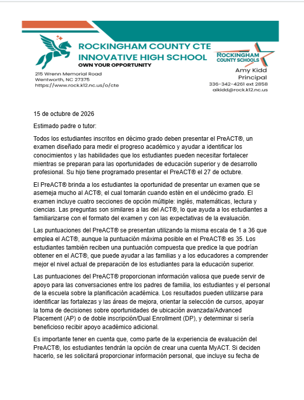 Page 1 Spanish pre act