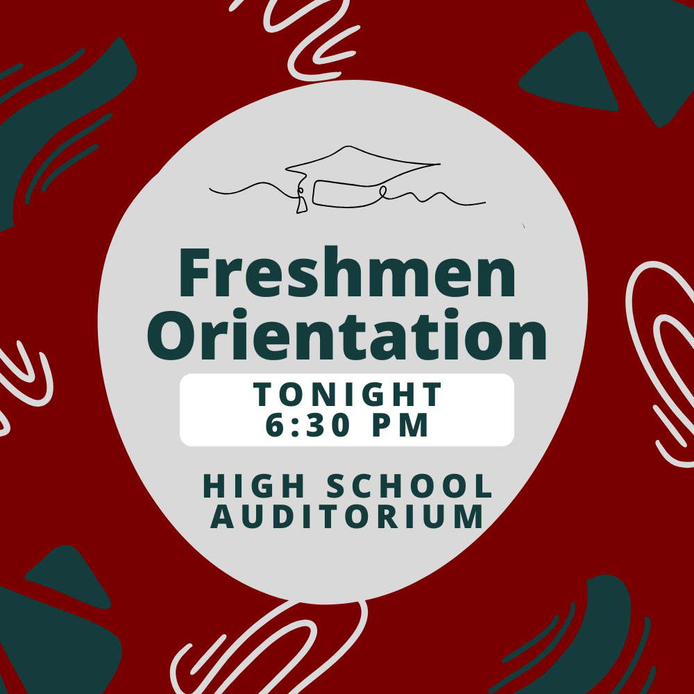 Freshmen Orientation announcement