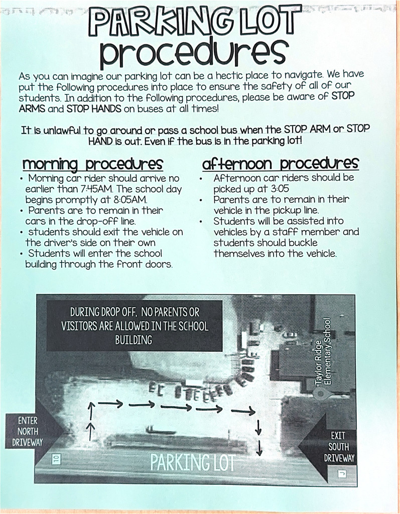 TRE Parking Lot Procedures