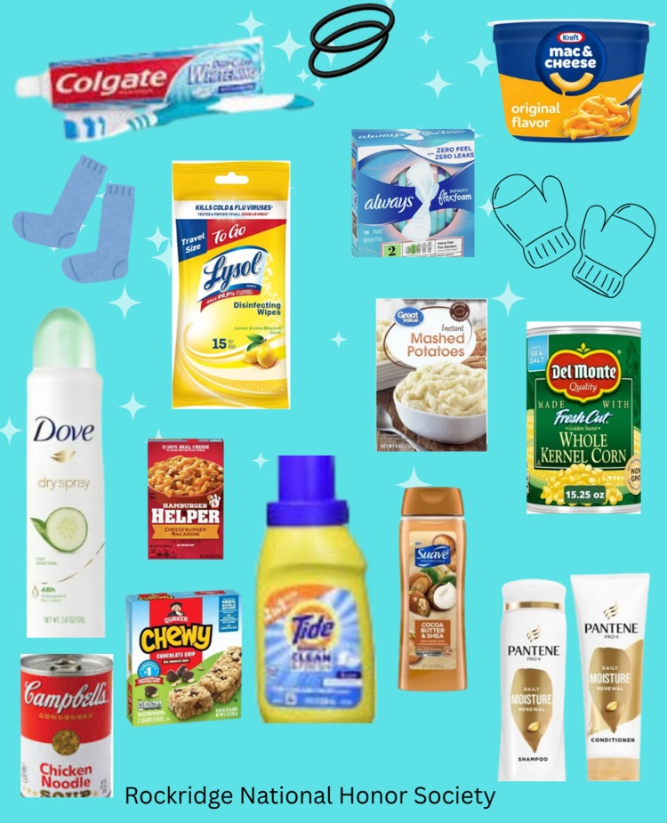 Donation Drive - October 25th 9:00-12:00
