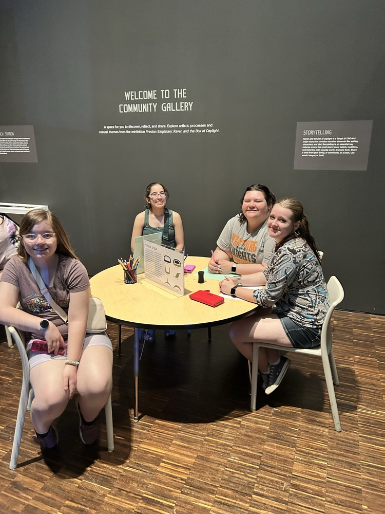 Art students at Hot Glass and The Figge!