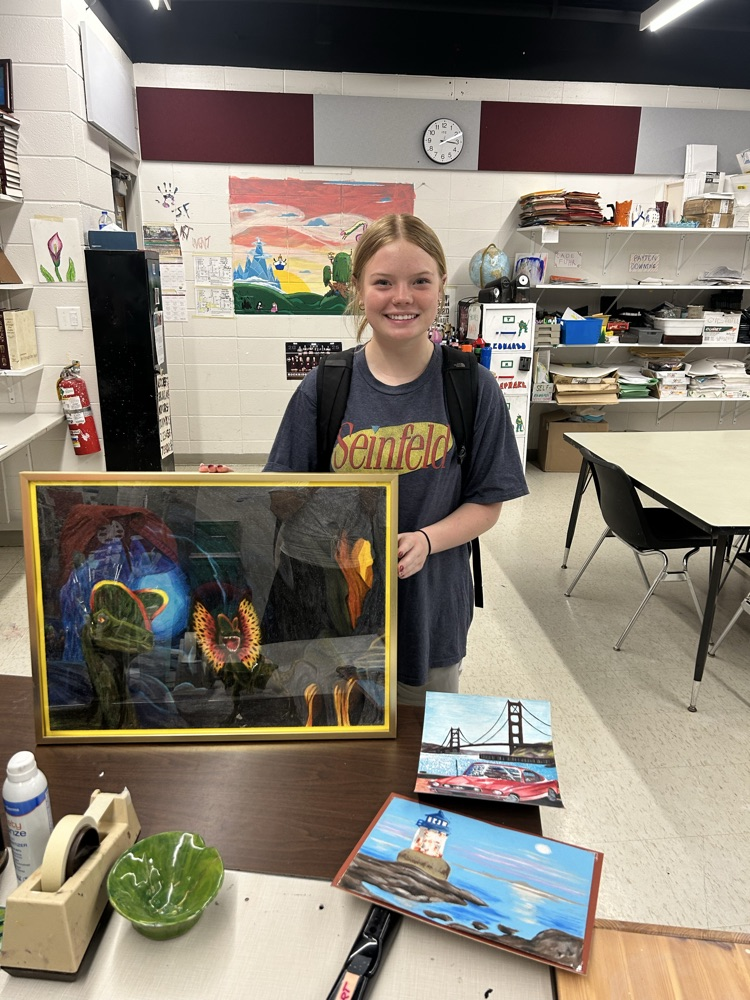 Seniors last day & final projects!