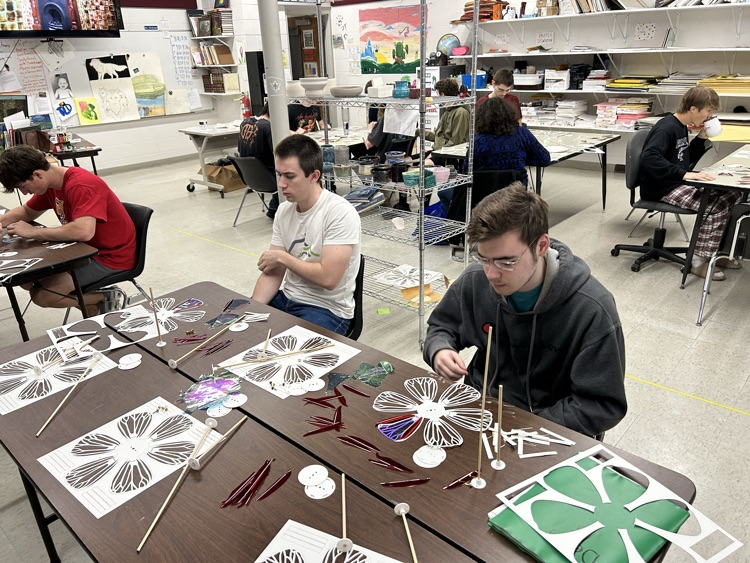Seniors last day & final projects!