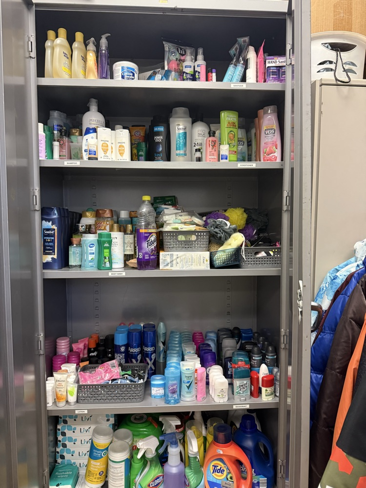 Hygiene products available