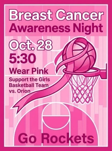 Wear pink for Breast Cancer Awareness.