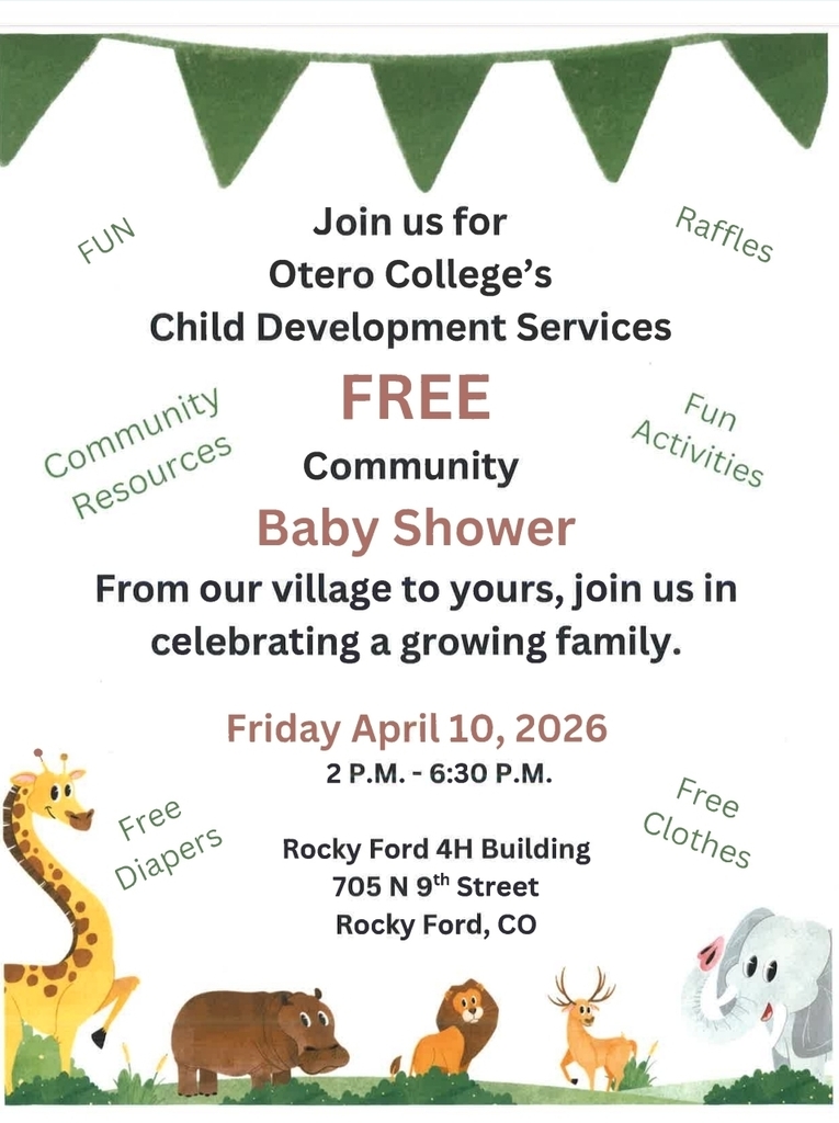 Free Community Baby Shower - April 10