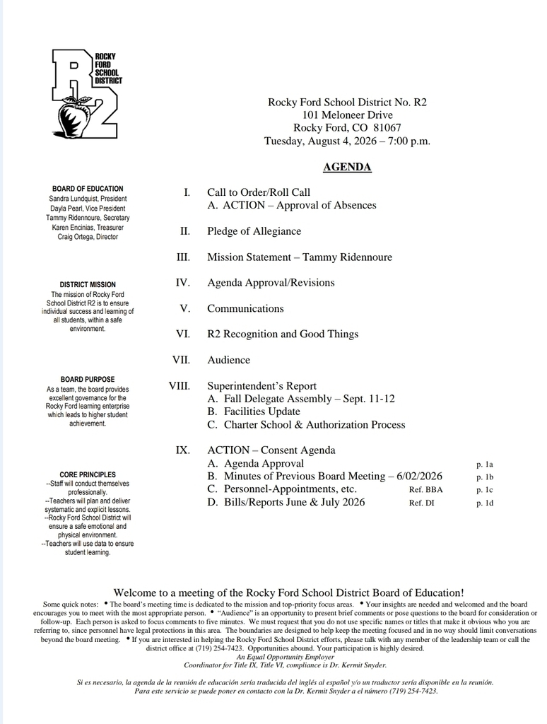 BOE Agenda 8/4/26 Page 1