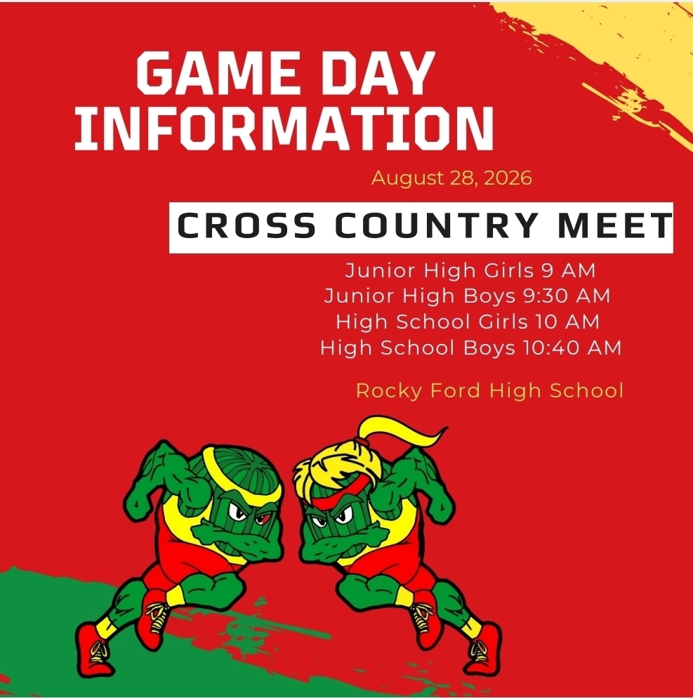 Cross Country Meet 8/28/26 at 9am
