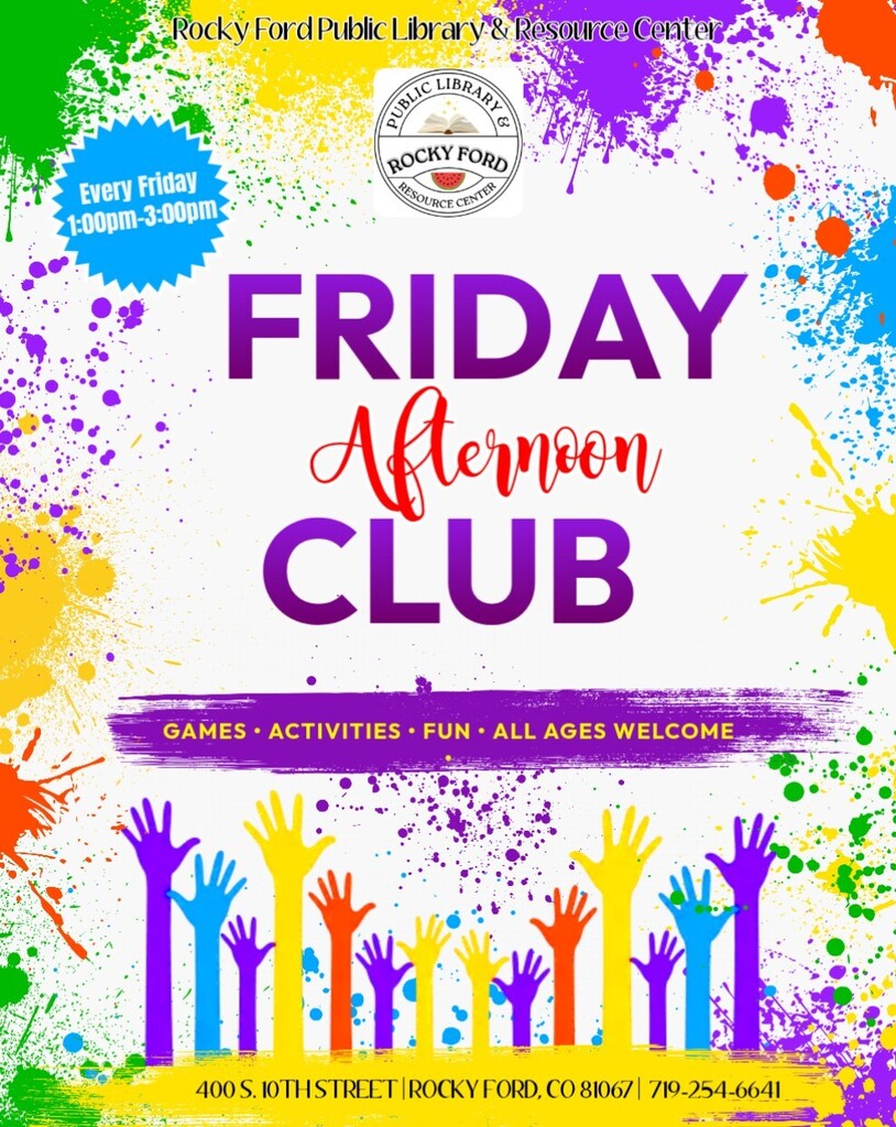 Friday Afternoon Club Flyer