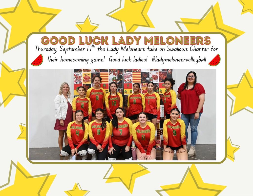 Meloneer Volleyball team 9/17/2026