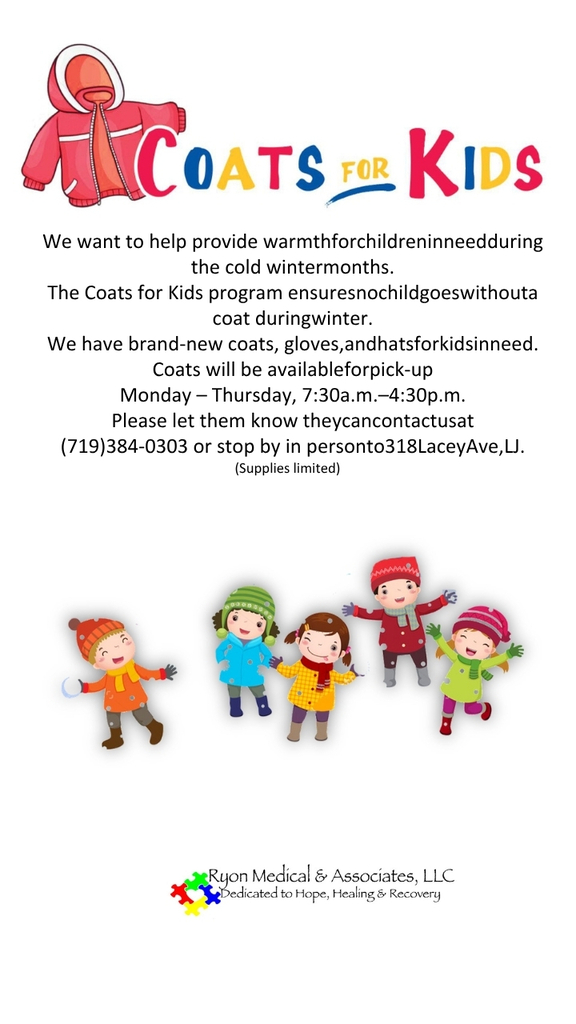 Coats for Kids - Ryon Medical & Associates