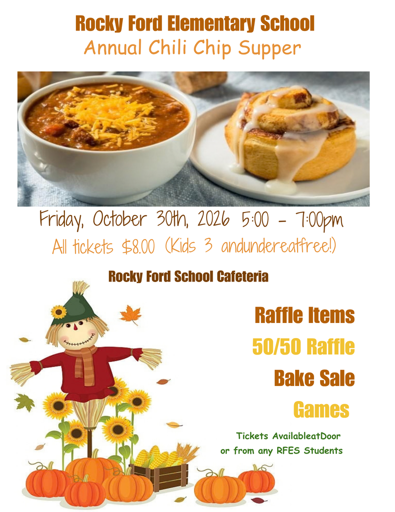 Chili Chip Supper 10/30/2026 5-7pm