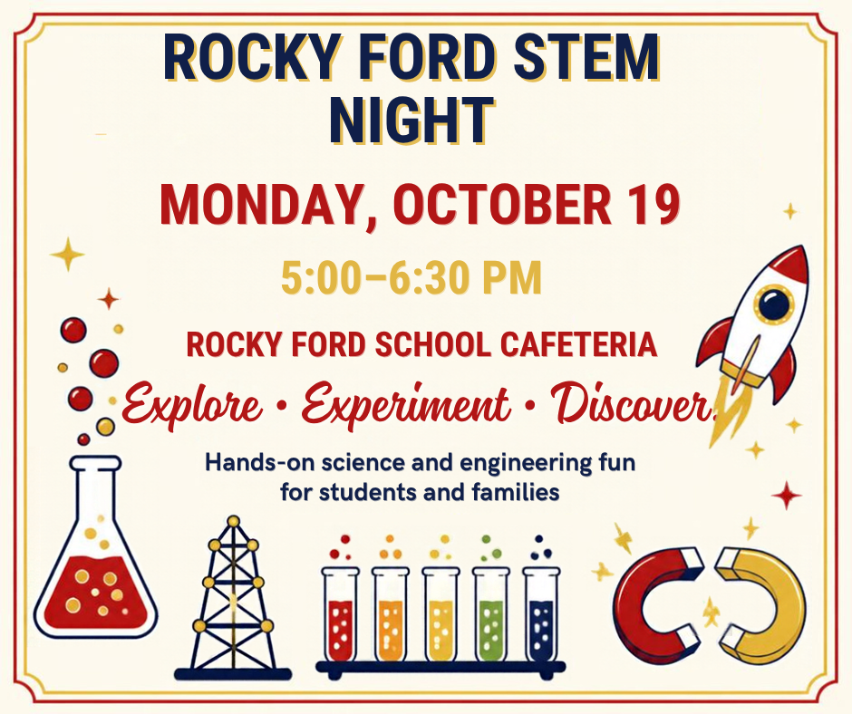 STEM Night 10/19/2026 5-6:30pm