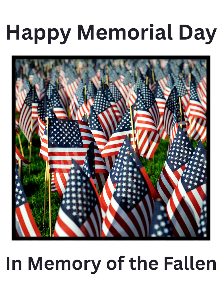 American flags