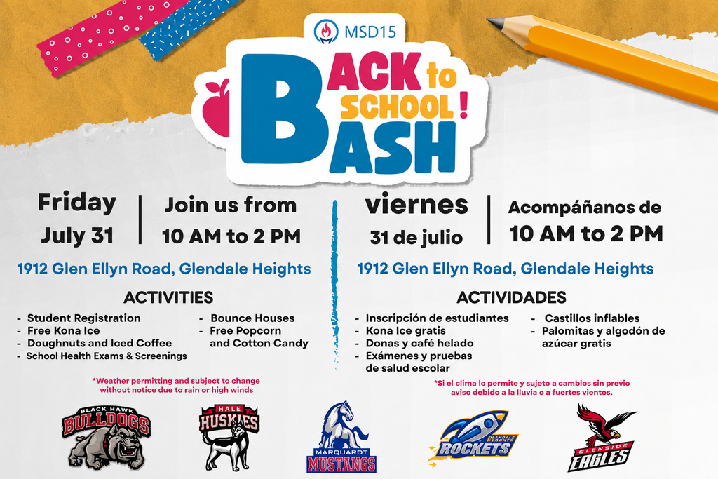 MSD 15 and DROE Back to School Bash