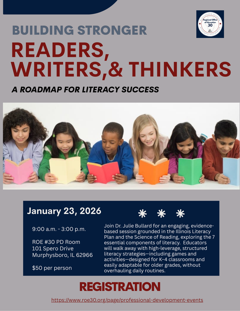 Readers, Writers, and Thinkers flyer