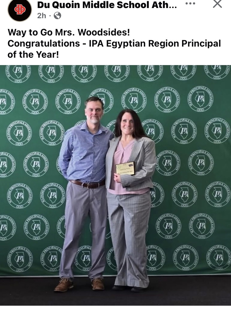 Denise Woodsides, IPA Egyptian Principal of the Year