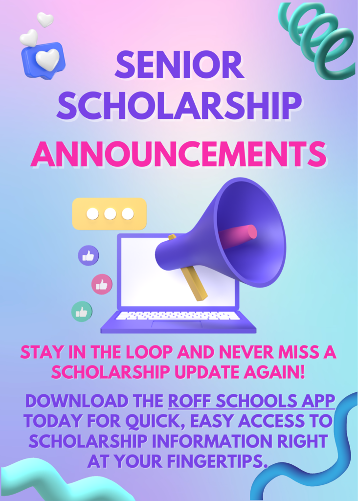 Scholarship information........ 