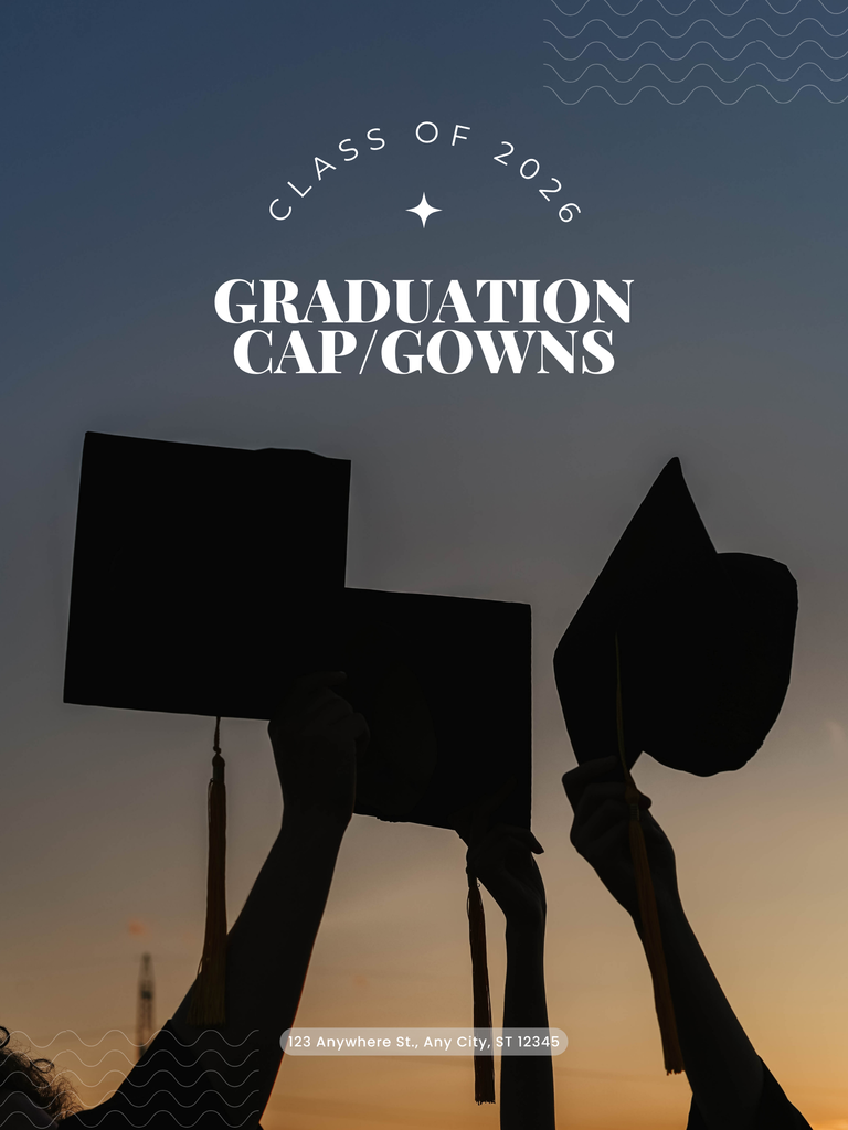 Senior caps/gowns will go out today!!!