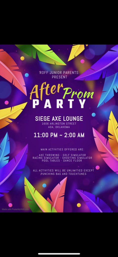 After Prom event.  