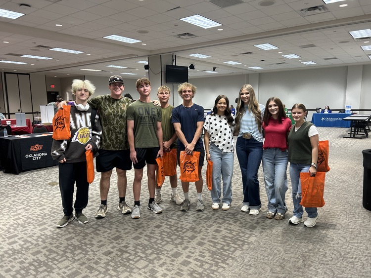 These seniors attended the Ada Area Wide College Fair at ECU on September 8th. They made connections, gained information, and are taking steps to plan for their futures!