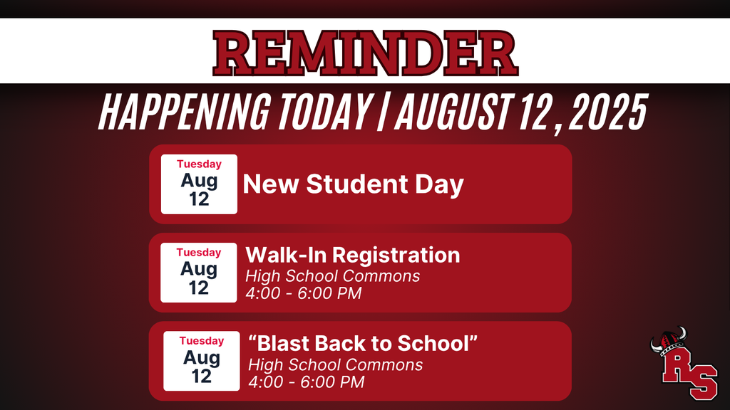August 12 schedule