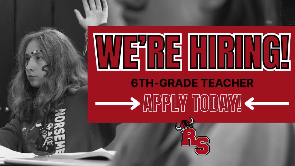 Roland-Story Community School District is looking to hire a 6th grade teacher for the 2026-27 school year.