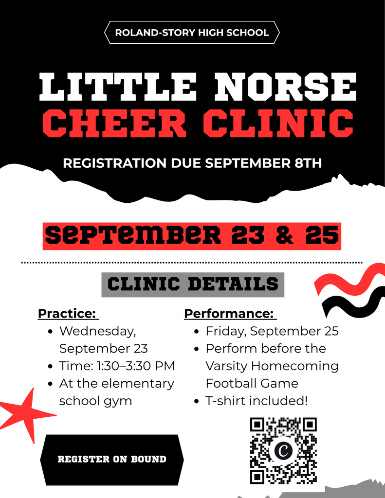 little norse cheer clinic flyer