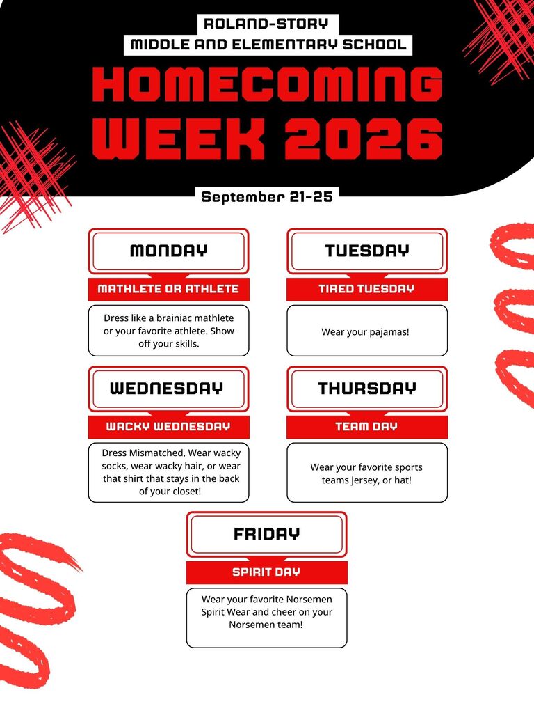 Homecoming Dress Up Days