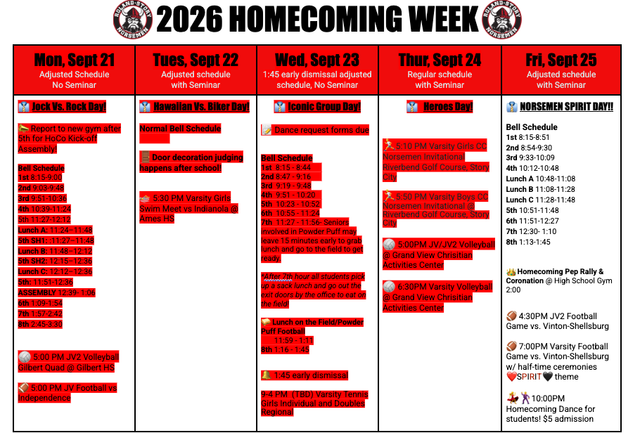 Homecoming Update