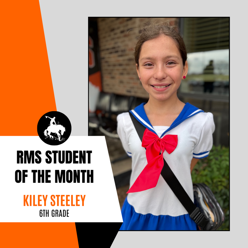 middle School student of the month