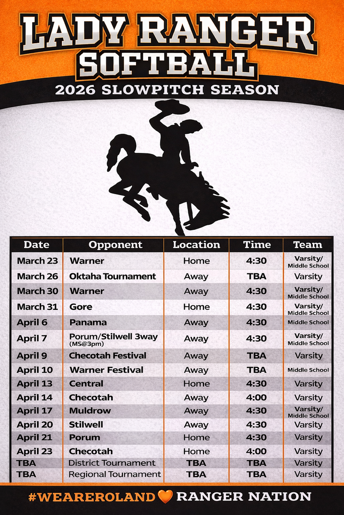 Middle/High School Softball 