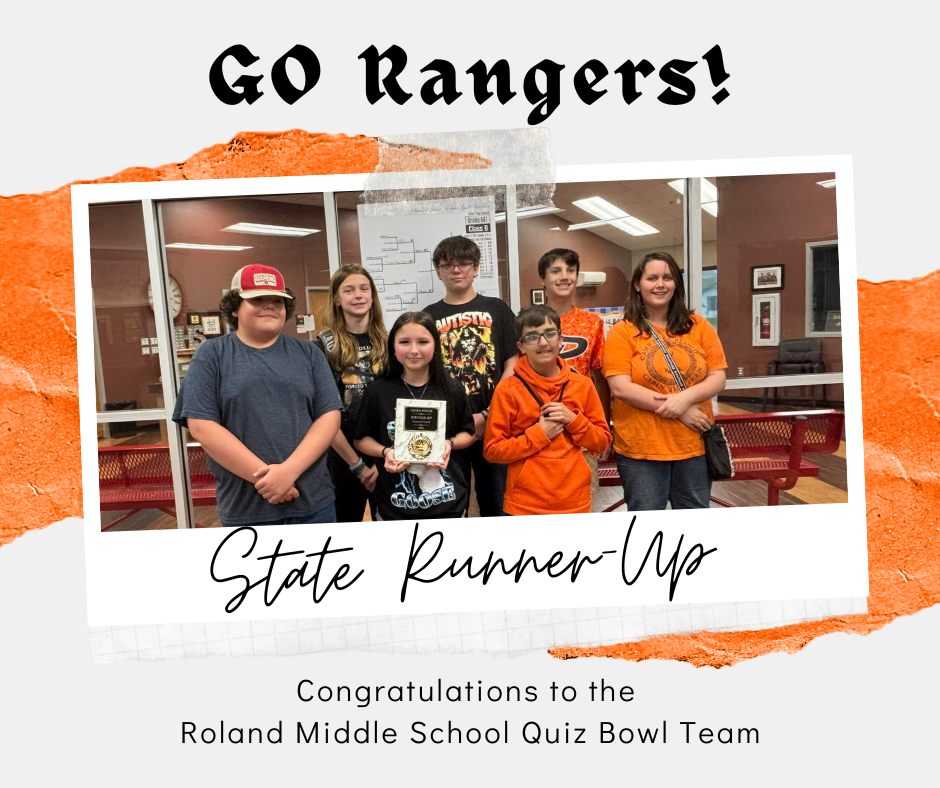 Middle School Students recognized for being state runner -ups for Middle Quiz Bowl 