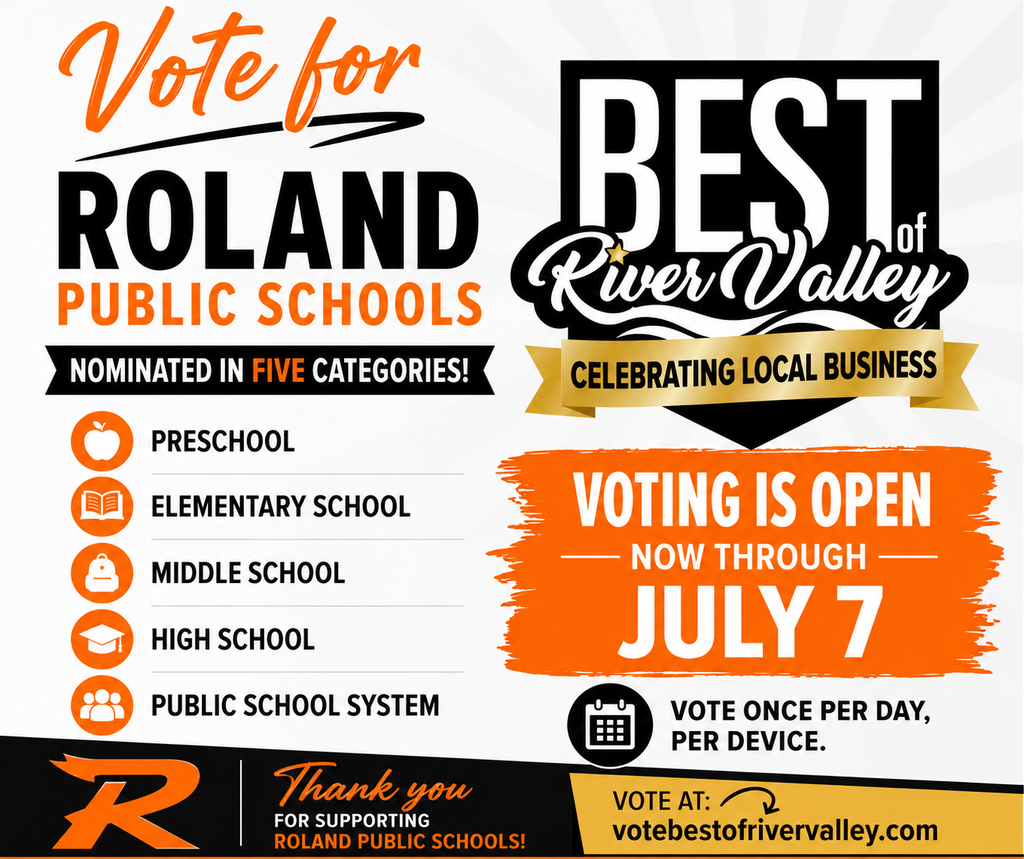 Vote for Roland for the Best of the River Valley Voting ends on July 7 