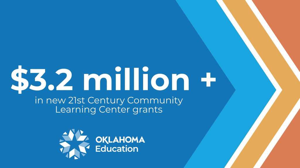 $3.2 Million + in new 21st century community learning center grants Oklahoma Education