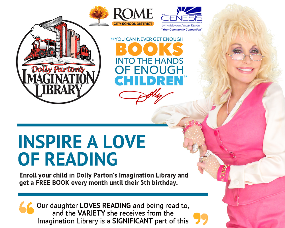 Flyer for Dolly Parton's Imagination Library