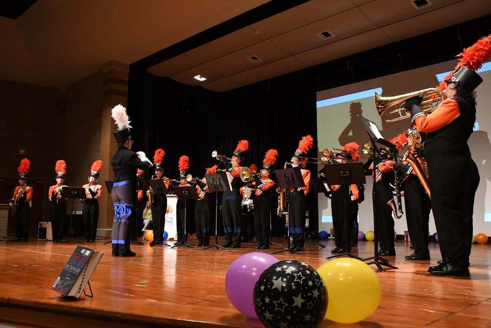 RFA Marching Band performs at Staff Opening Day