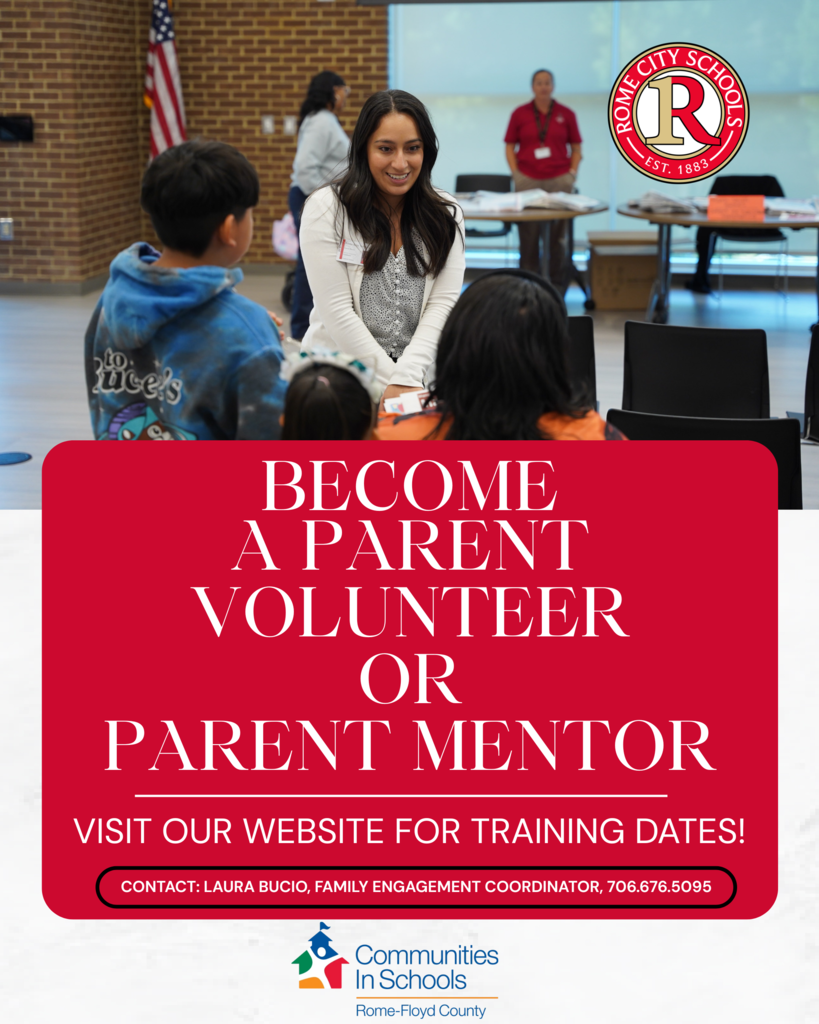 become a parent volunteer or parent mentor