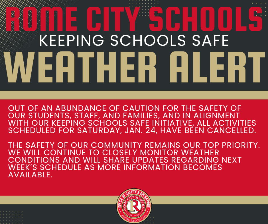 saturday events cancelled for weather post