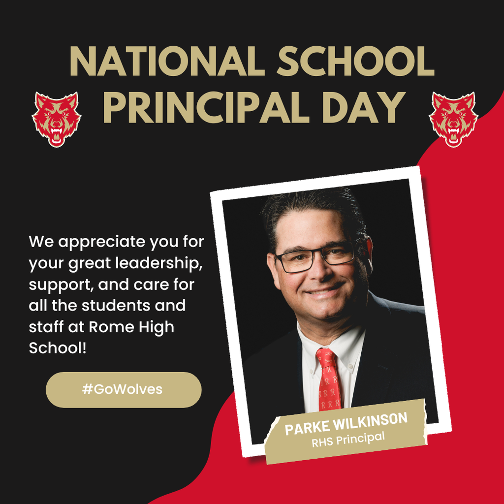 National School Principal Day - Mr. Wilkinson
