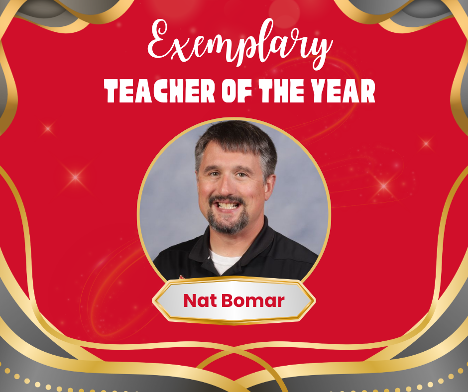 Nat Bomar - RHS Teacher of the Year