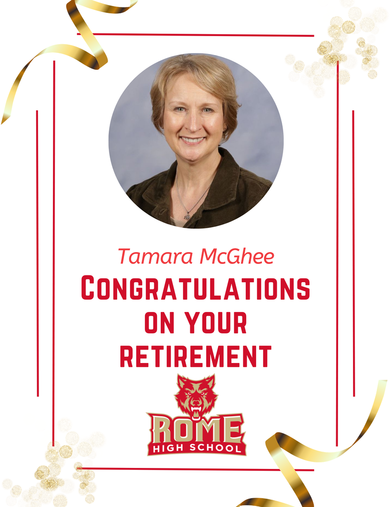 Tamara McGhee - Congratulation of your retirement