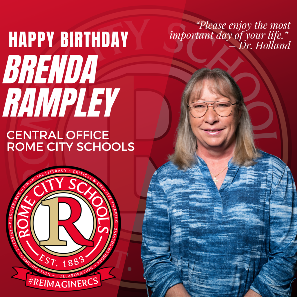 Happy Birthday Brenda Rampley, Admistrative Assistant