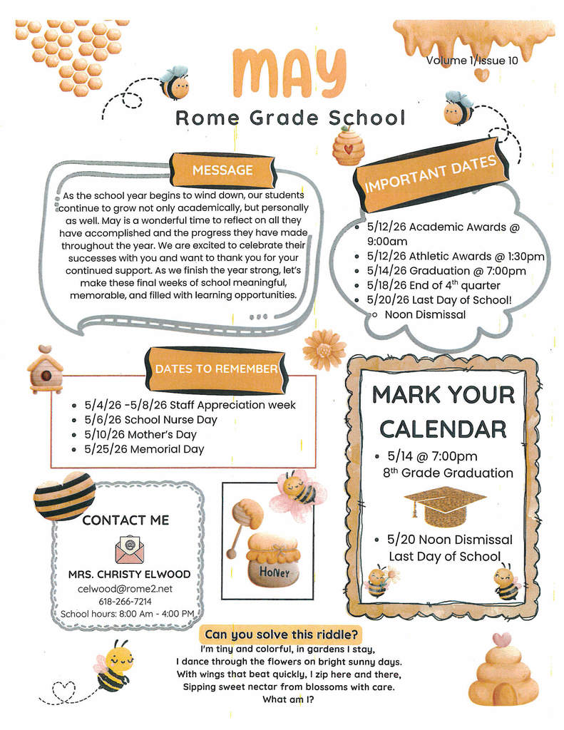May newsletter