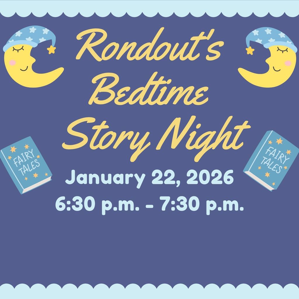 Rondout's Bedtime Story Night January 22, 2026, 6:30 p.m. - 7:30 p.m.