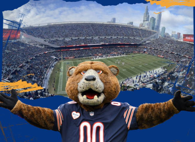 Chicago Bear wearing a jersey